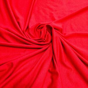 piros viszkóz pólóanyag