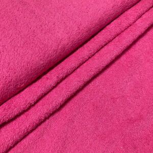 pink színű kétoldalas frottír anyag