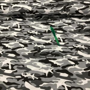 fekete-fehér-szürke terep mintás futter szabadidő anyag 90 cm-es darab