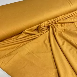 mustár sárga viszkóz pólóanyag, 1.3 m