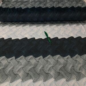 szürke árnyalatai mintás kötött mintázatú plüss(soft velvet)