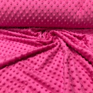 pink színű minky anyag 1.1 m-es darab