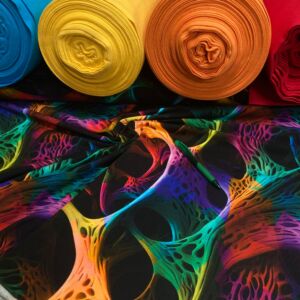 színes mintás pamut futter szabadidő anyag