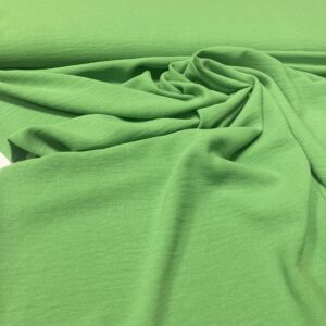Élénkzöld színű riviéra (mega krepa) anyag