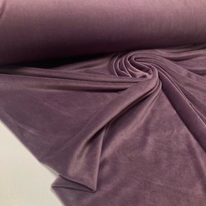 Padlizsán lila színű plüss anyag ( soft velvet)