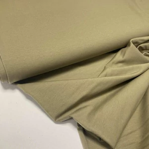 Világos keki zöld színű pamut futter szabadidő anyag