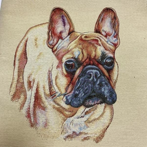Francia bulldog mintás panel