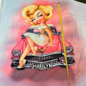 Marilyn Monroe mintás kevert szálas futter- panel 120X150 cm