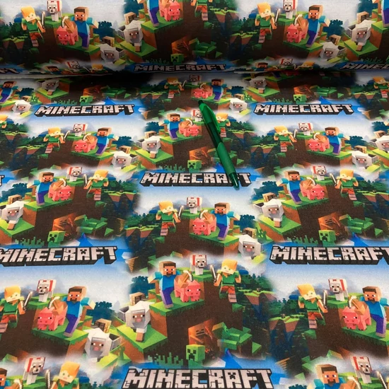 Minecraft mintás futter szabadidő anyag