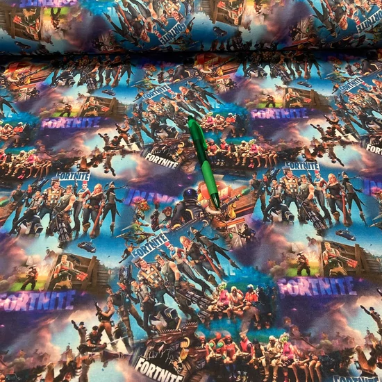 fortnite mintás kevert futter szabadidő anyag