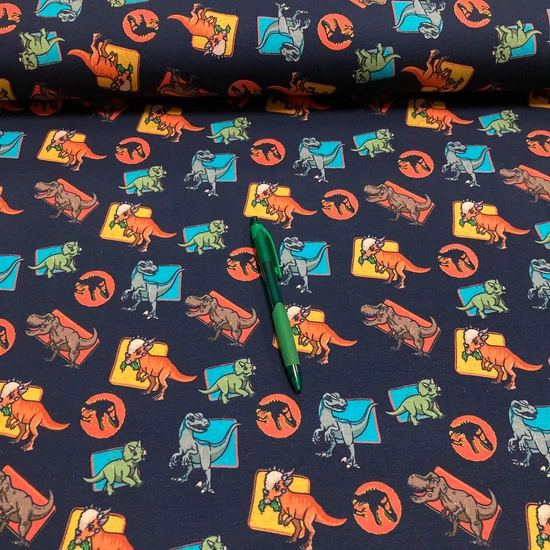 DINOSZAURUSZ MINTÁS pamutdzsörzé