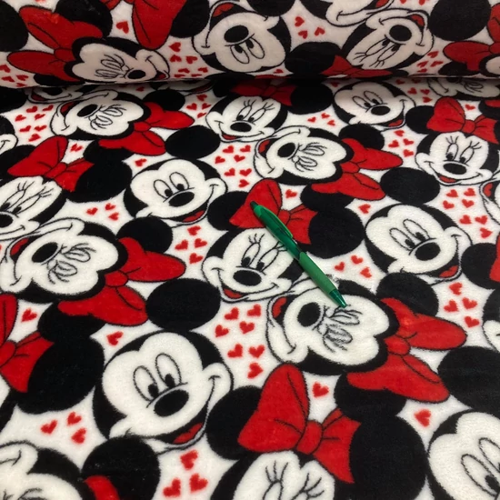 fehér alapon minnie egér mintás wellsoft