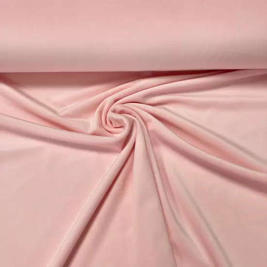 Rózsaszín plüss anyag (soft velvet) 125 cm-es darab