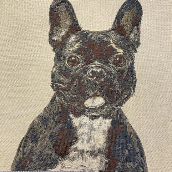 Francia bulldog mintás panel
