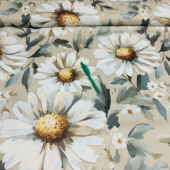 Margaréta virág mintás party vízlepergetős