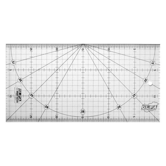 MQR-15x30, műanyag vonalzó