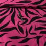 Kép 2/2 - Pink-fekete zebra csíkos flokon