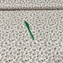 Kép 2/2 - Ekrü alapon mályva, apró virág mintás pamut karton