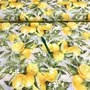 Kép 1/2 - Citrom mintás loneta vászon 140 cm-es darab