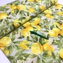 Kép 2/2 - Citrom mintás loneta vászon 140 cm-es darab
