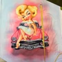 Kép 2/2 - Marilyn Monroe mintás kevert szálas futter- panel 120X150 cm